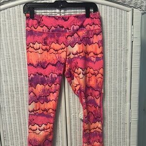 Zella cropped athletic leggings size medium